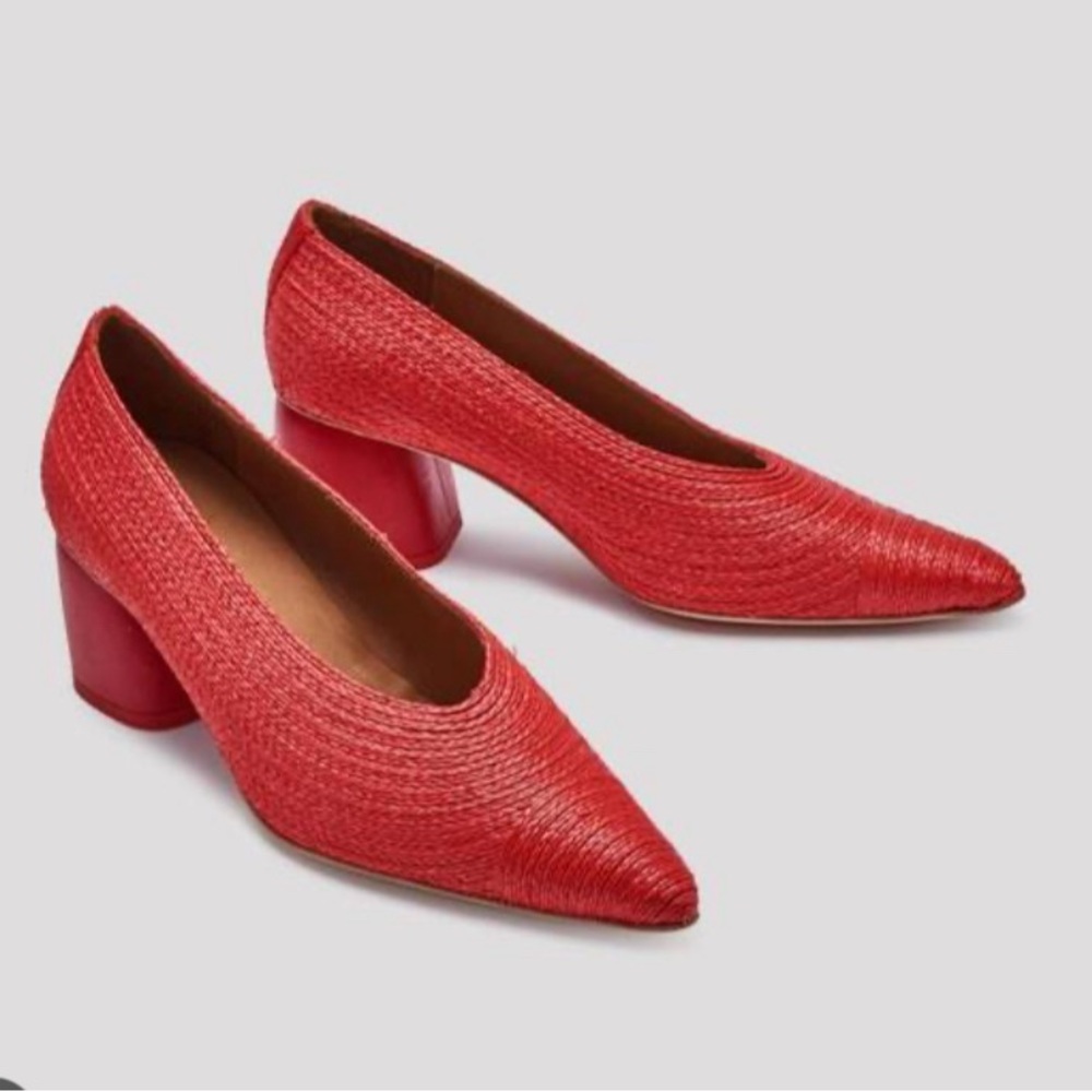 Miista Nina Raffia Point Heel